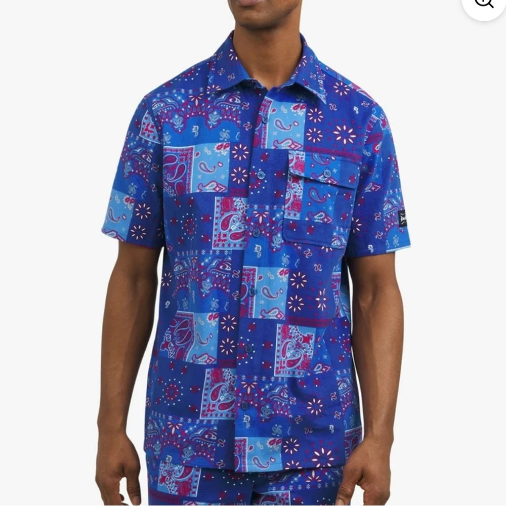 NWT 2X snoop dogg bandanna shirt 1215